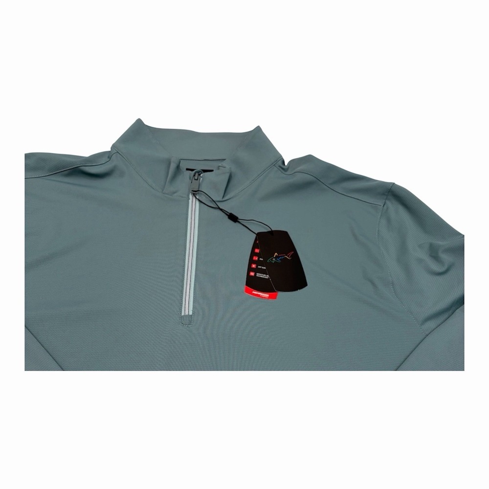 Greg Norman Men's Performance 1/4 zip Long Sleeve Golf Top XXL NWT